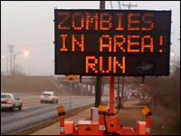 Zombies in area!